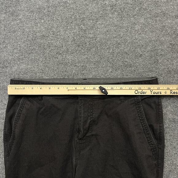 prAna Pants Mens 34 Straight Fit Organic Cotton Coolmax Comfort Stretch - Picture 7 of 11